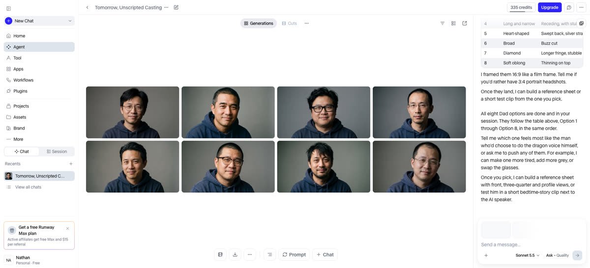 爸爸的八个选角方案